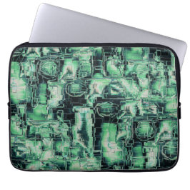 Funda Para Portátil Mosaico de imagen abstracto rústico tallado en ton