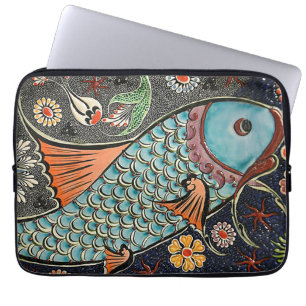 Funda Para Portátil Mosaico de Koi