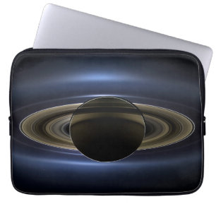 Funda Para Portátil Mosaico Del Sistema Saturno Retroiluminado Por El