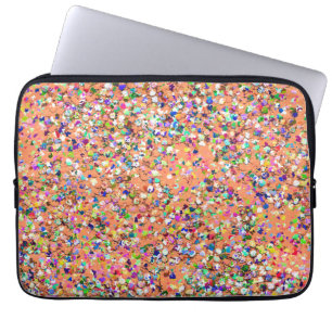 Funda Para Portátil Mosaico Multicolor Purpurina de la parrilla modern