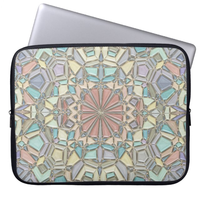 Funda Para Portátil mosaico vibrante (Frente)