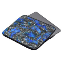 Mosaicos hexagonales o balanzas azules y grises a