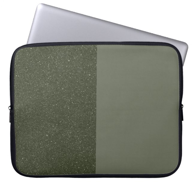 Funda para portátil Moss Green Split Texture - Per (Frente)