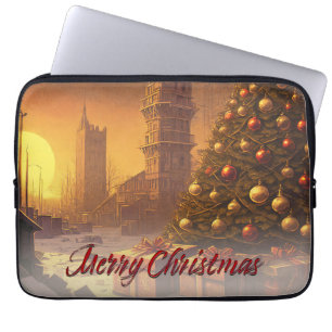 Funda Para Portátil Motif Navidades apocalípticos, con presentes