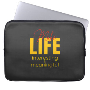 Funda Para Portátil Motivación de citas significativas para hacer la v