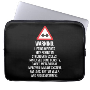 Funda Para Portátil Motivación De La Preparación - ADVERTENCIA - Benef