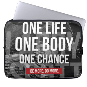 Funda Para Portátil Motivación para la construcción de cuerpos - Una v