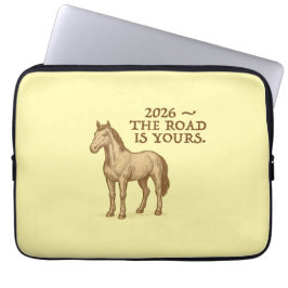 Funda Para Portátil Motivational text and horse