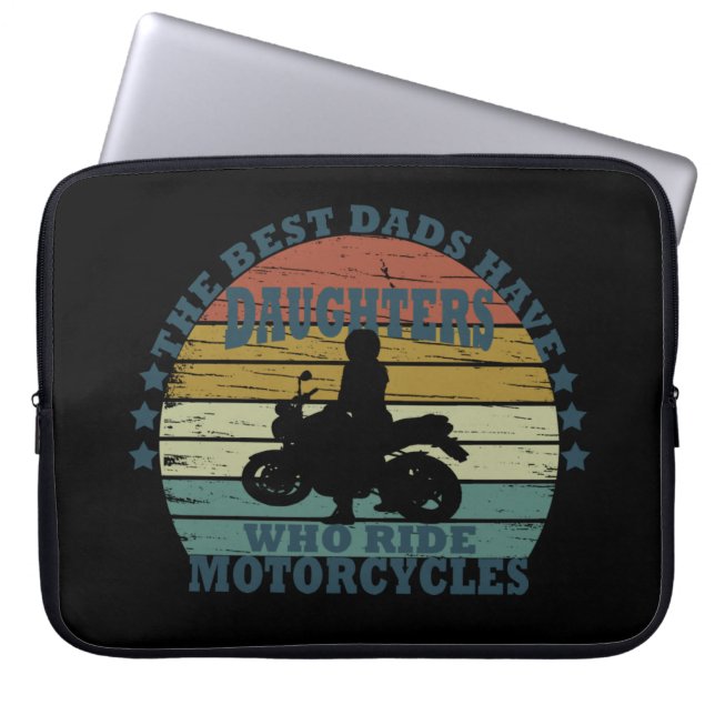 Funda Para Portátil moto de la hija de los mejores padres (Frente)