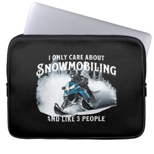 Funda Para Portátil Motonieve divertido Motonieve 