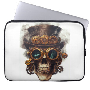 Funda Para Portátil Motor de cráneo steampunk