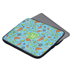Funda Para Portátil Mr Orlando Pattern Monogram Laptop Sleeve