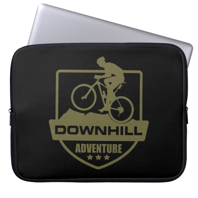 Funda Para Portátil Mtb de descenso en bicicleta de montaña (Frente)