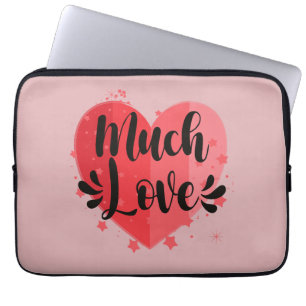 Funda Para Portátil Mucho amor, gran corazón