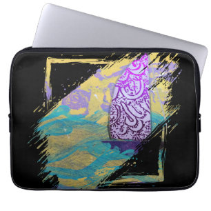 Funda para portátil - Muestra de pintura Velero La