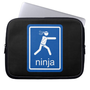 Funda Para Portátil muestra del universal del ninja