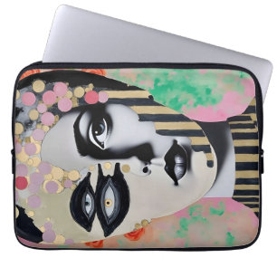 Funda Para Portátil mujer abstracta surrealista