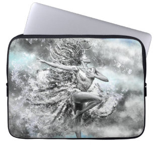 Funda Para Portátil Mujer bailando en las nubes - Sensación - Pintura