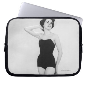 Funda Para Portátil Mujer en corsé negro