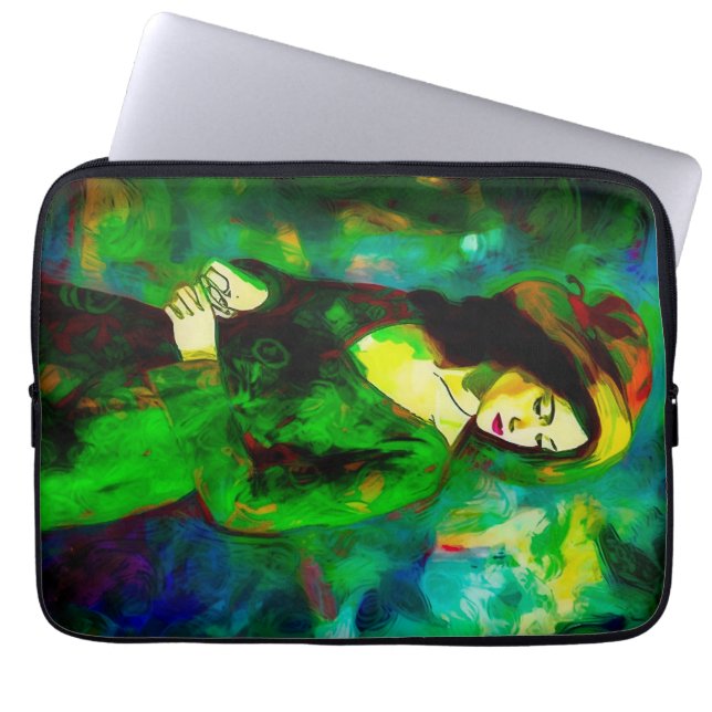 Funda Para Portátil Mujer en Gorra (Frente)