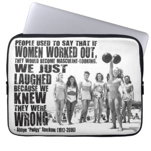 Funda Para Portátil "Mujer fuerte" Motivacional