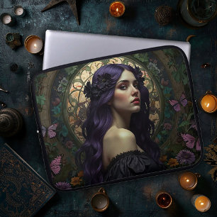 Funda Para Portátil Mujer Gótica Art Nouveau