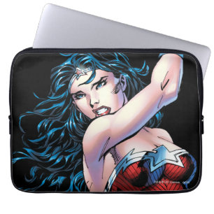Funda Para Portátil Mujer Maravilla que balancea la espada