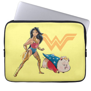 Funda Para Portátil Mujer Maravilla y PB
