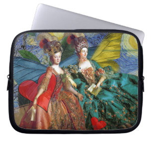 Funda Para Portátil Mujer Mariposa Caprichosa Géminis Gótica Clásica