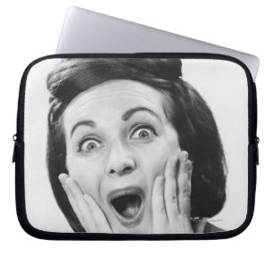 Funda Para Portátil Mujer que hace la cara