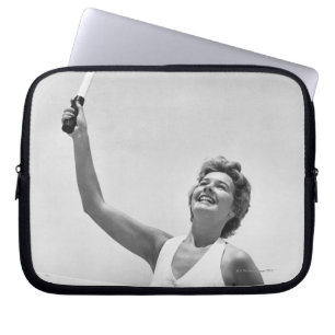 Funda Para Portátil Mujer que juega al tenis 2