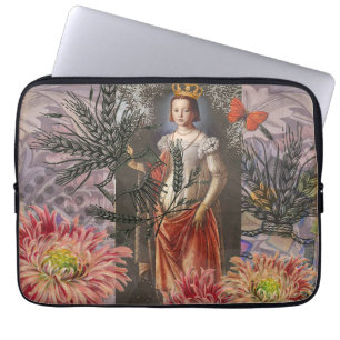 Funda Para Portátil Mujer Virgo Retrato Antiguo Colorido Rico