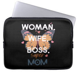 Funda Para Portátil Mujeres, esposa, jefa, supermamá