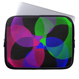 Funda Para Portátil Multi Color Geometric Fusion Electronics Bag