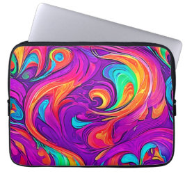 Funda Para Portátil Mundo colorido: Patrones de flores