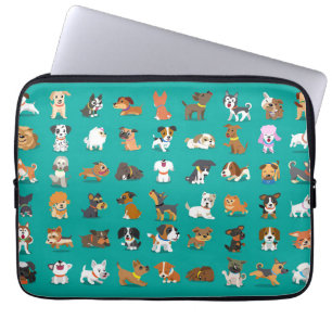 Funda Para Portátil Mundo de la Raza de Perro