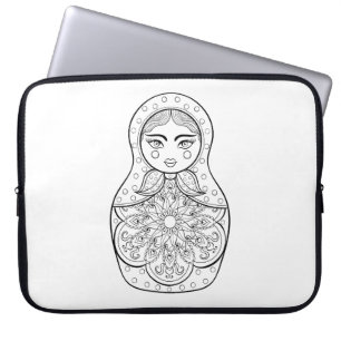 Funda Para Portátil Muñeca rusa elegante