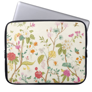 Funda Para Portátil Mural. Bloom. Árboles florecientes. Ilustraciones