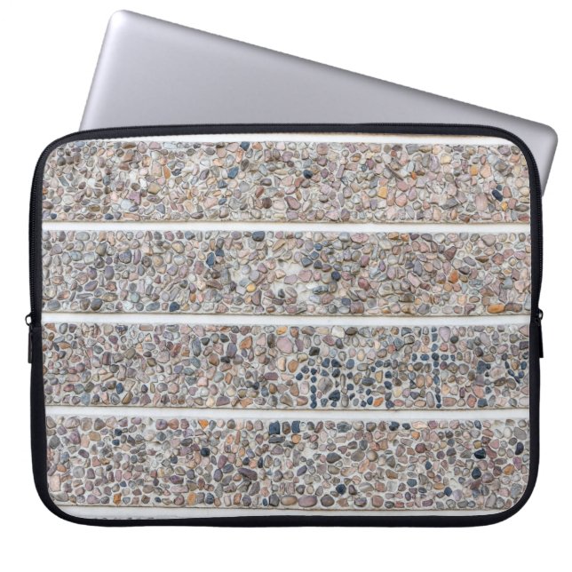 Funda Para Portátil Muro de guijarros de concreto (Frente)