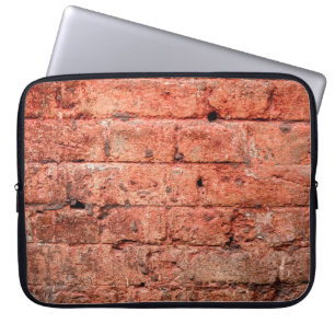 Funda Para Portátil Muro de ladrillo vintage con algunas piedras en él