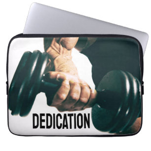Funda Para Portátil Músculos del entrenamiento motivacional de la dedi