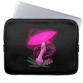 Funda Para Portátil Mushongo rosa brillante