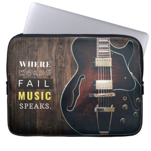 Funda Para Portátil Música de arte habla