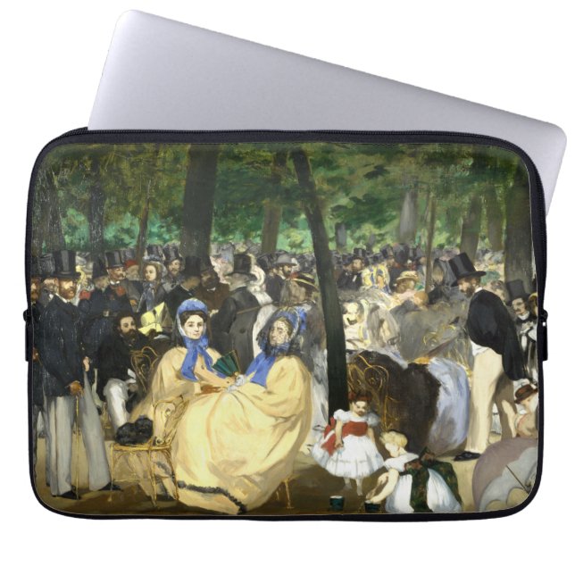 Funda Para Portátil Música en las Tullerias Edouard Manet (Frente)
