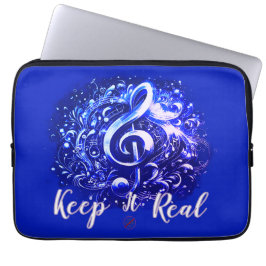 FUNDA PARA PORTÁTIL MÚSICA - MANTÉN LA REALIDAD 