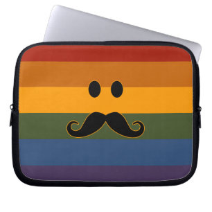 Funda Para Portátil Mustache Pride personalizado para portátil