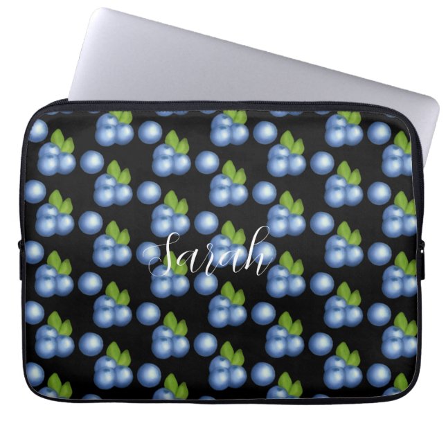 Funda Para Portátil Muy dulces Blueberries de verano (Frente)