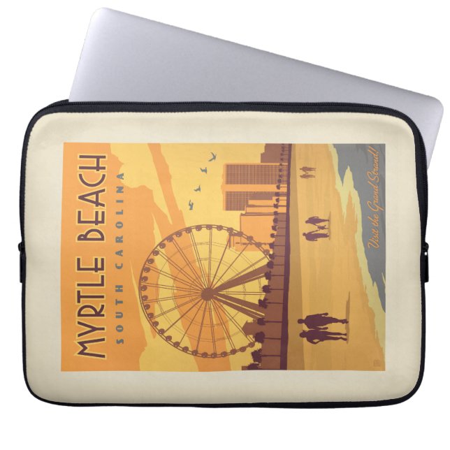 Funda Para Portátil Myrtle Beach | Carolina del sur (Frente)