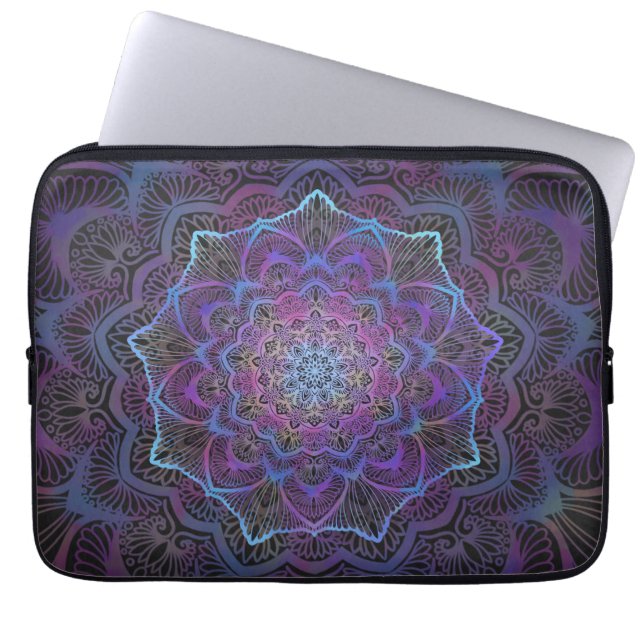 Funda Para Portátil Mystic Bloom Mandala (Frente)