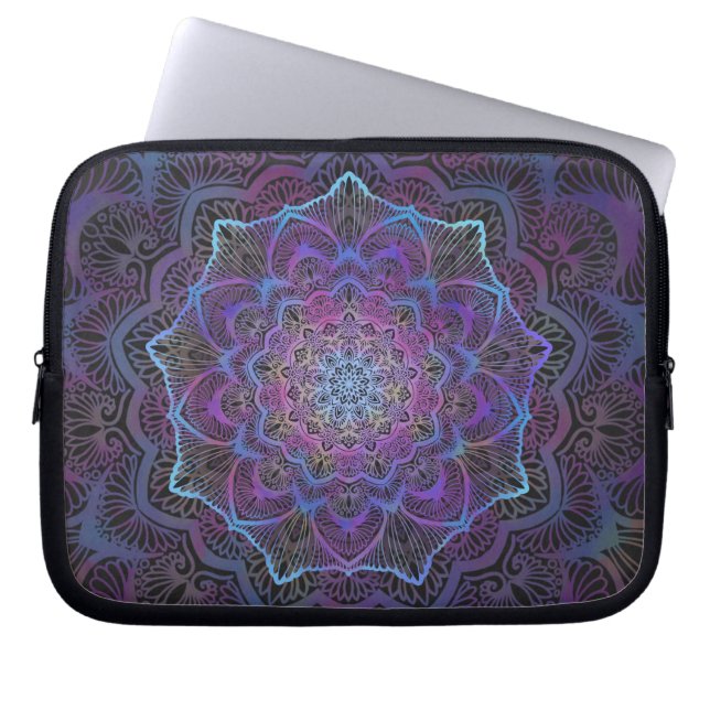 Funda Para Portátil Mystic Bloom Mandala (Frente)